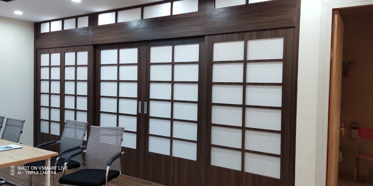 cửa lùa gỗ kiểu Nhật